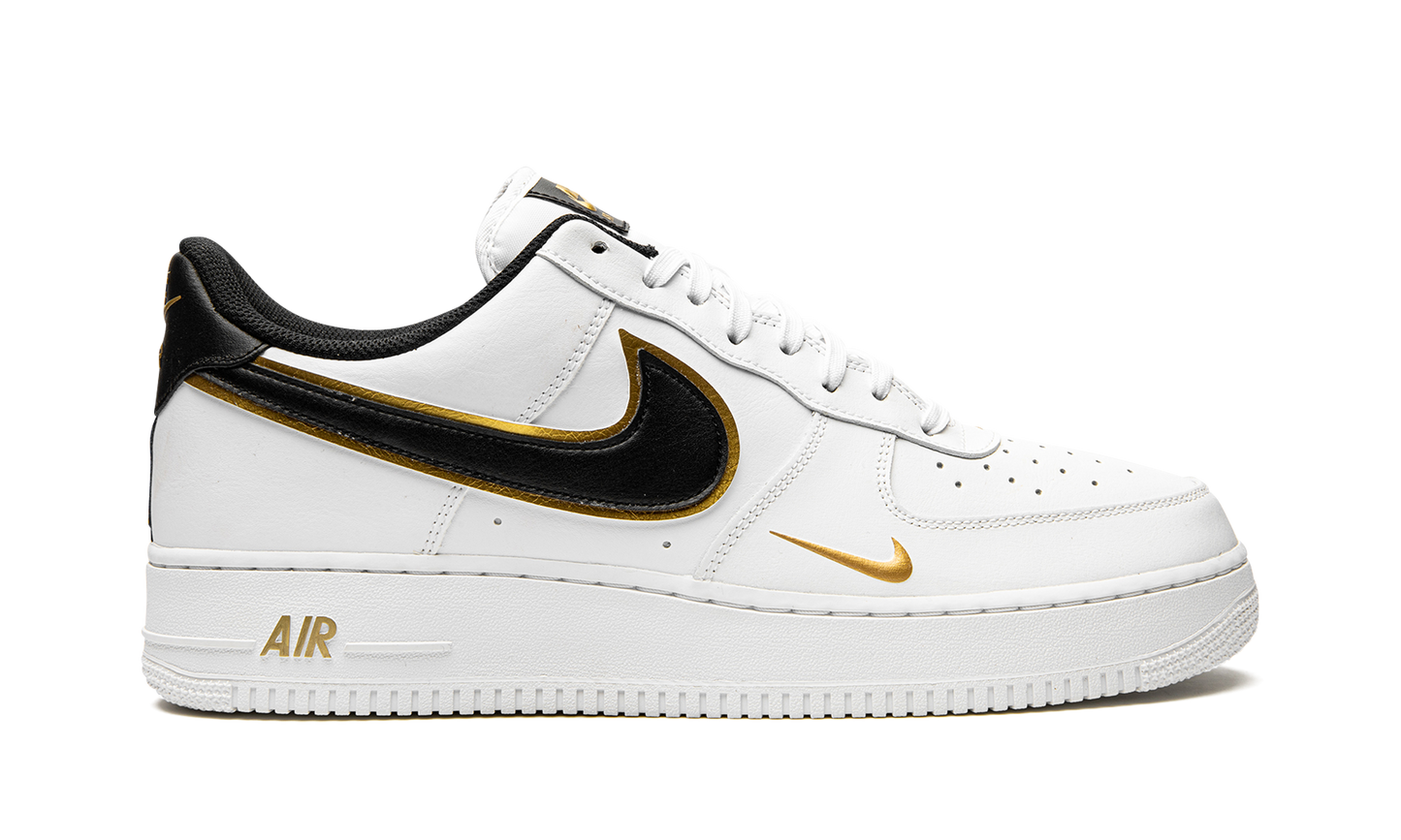Nike Air Force 1 '07 LV8 "Double Swoosh - White / Black / Gold" DA8481 100