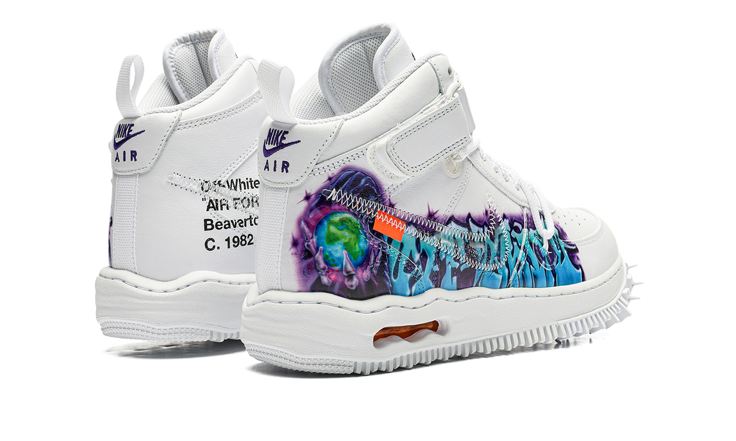 Nike Air Force 1 Mid "Off-White - Graffiti White" DR0500 100