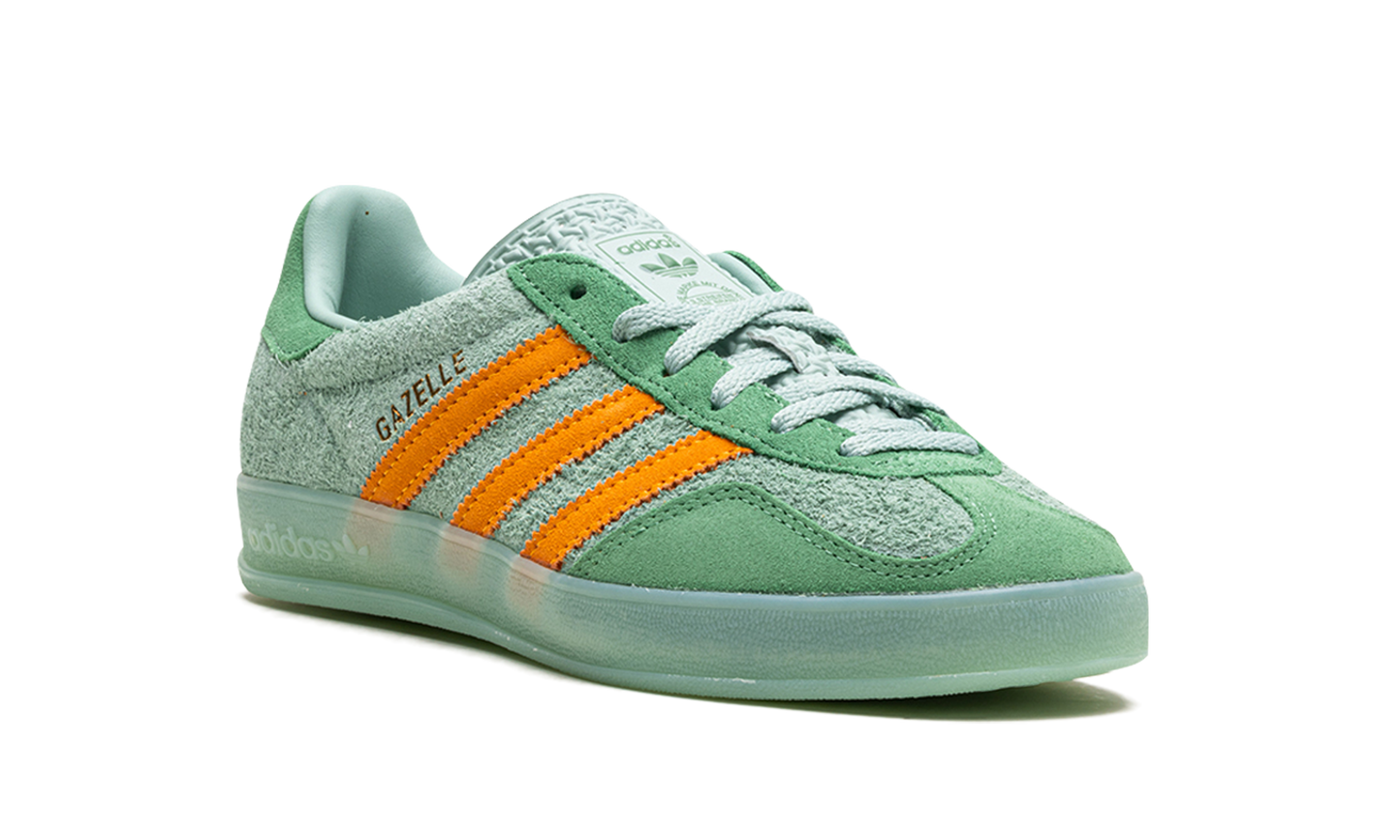 Adidas Gazelle Indoor WMNS "Hazy Green Crew Yellow" IG6783