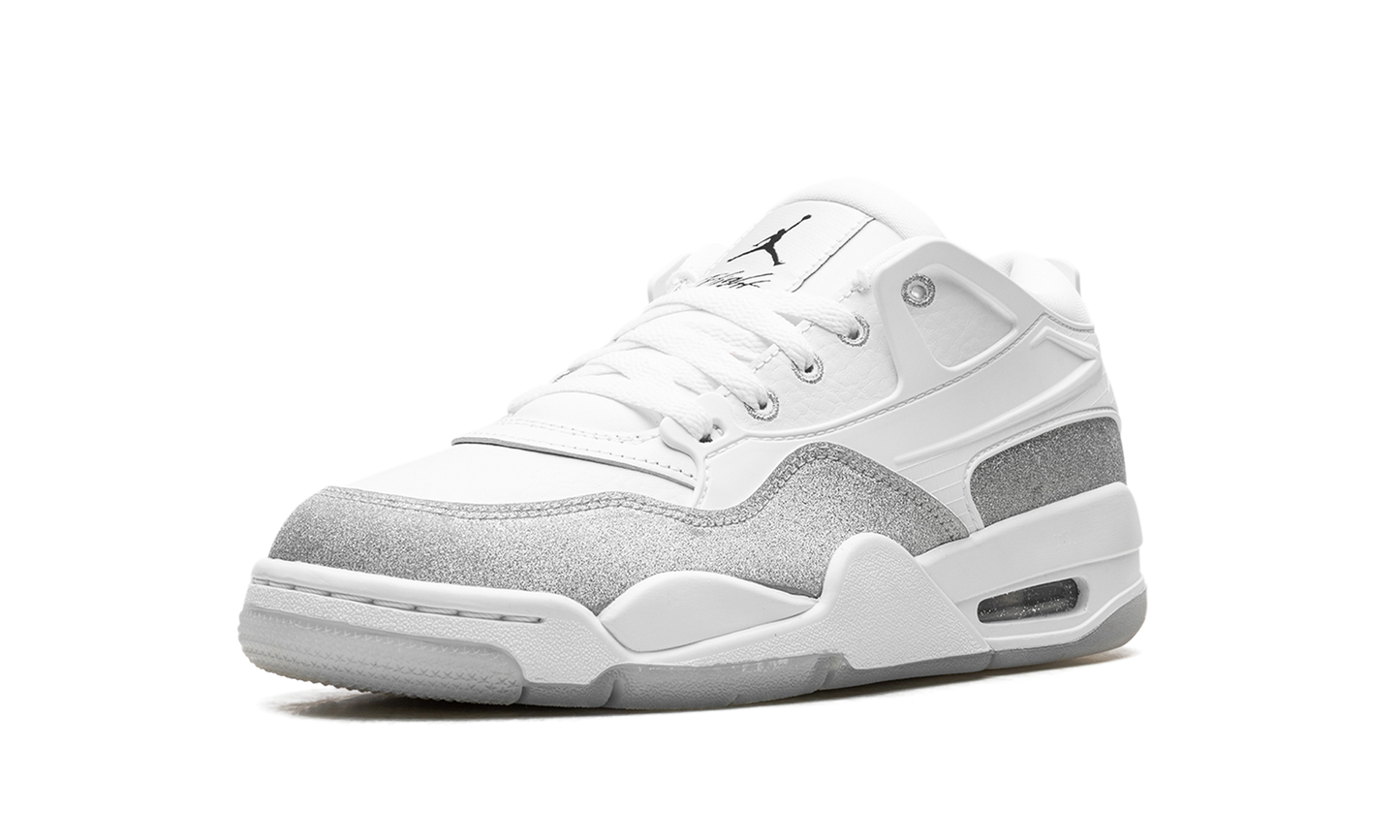 Air Jordan 4 RM WMNS White Metallic Silver HQ3441 111