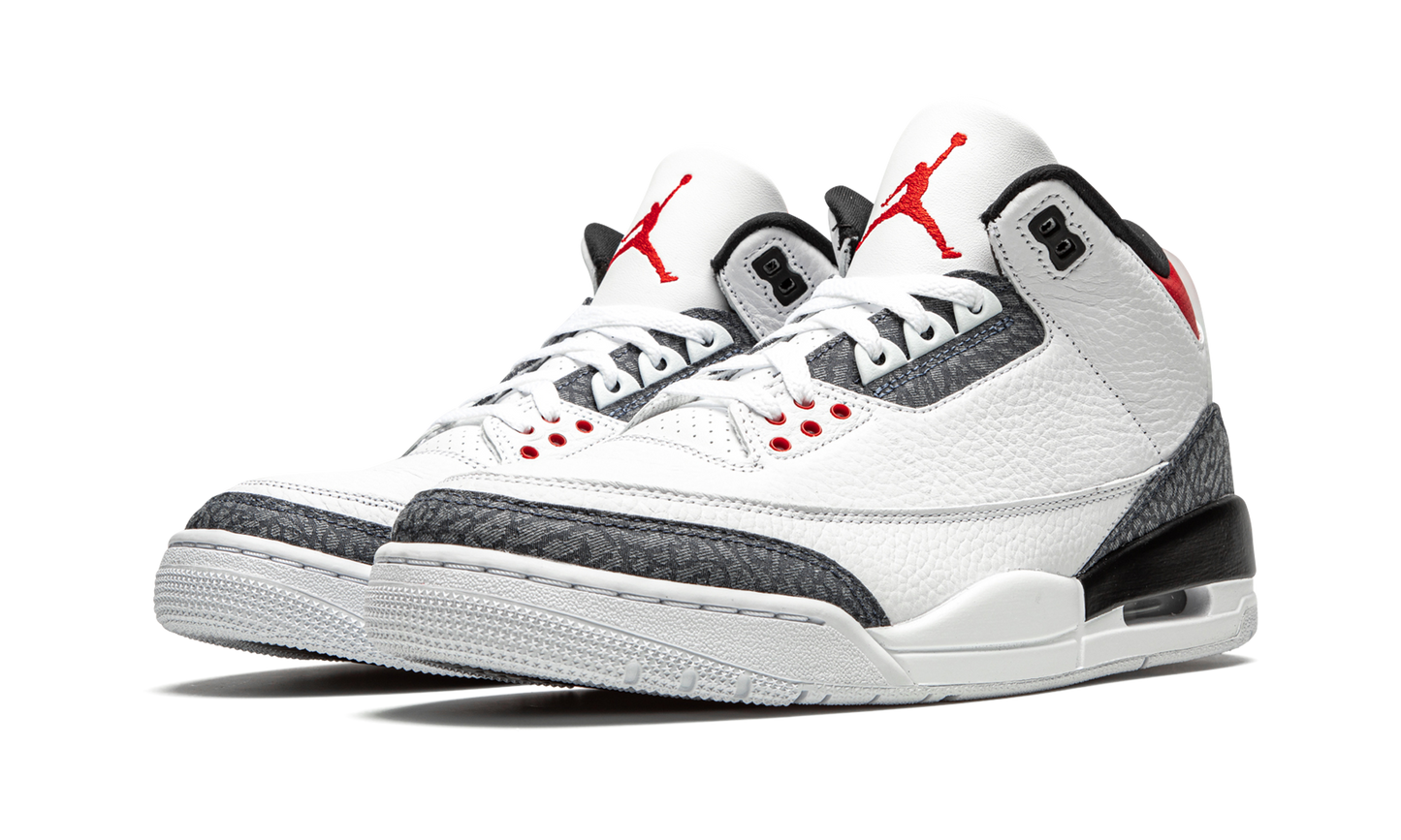 Air Jordan 3 Retro SE DNM Fire Red Denim CZ6431 100