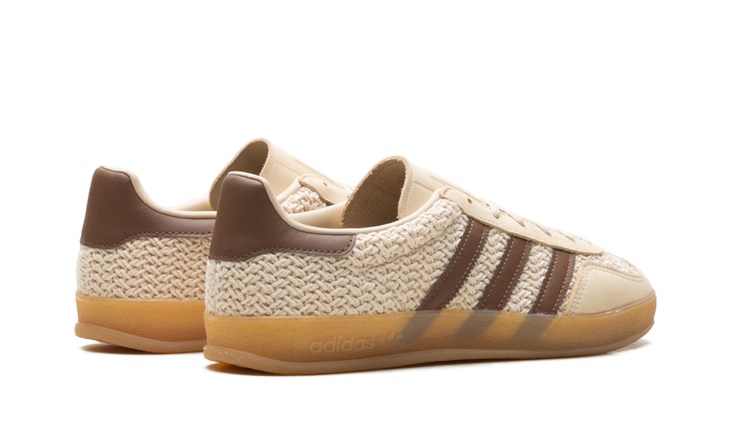 Adidas Gazelle Indoor "Cream/Brown Knit" JS1418