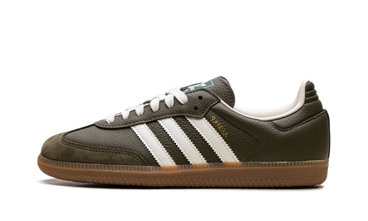 Adidas Samba OG "med dark khaki/off-white/gum" JR0890