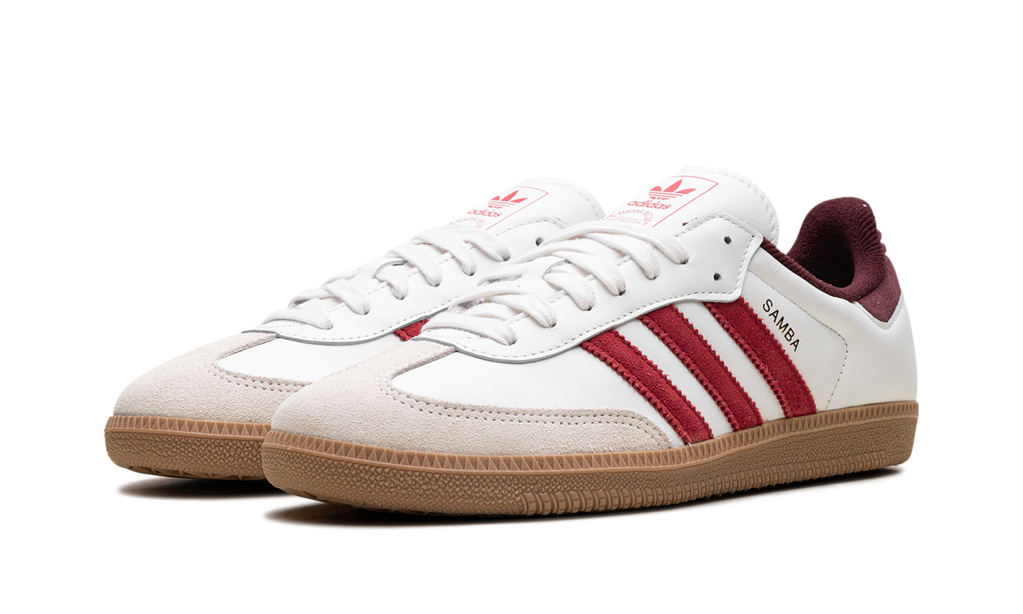 Adidas Samba OG "Core White Better Scarlet" JI3201