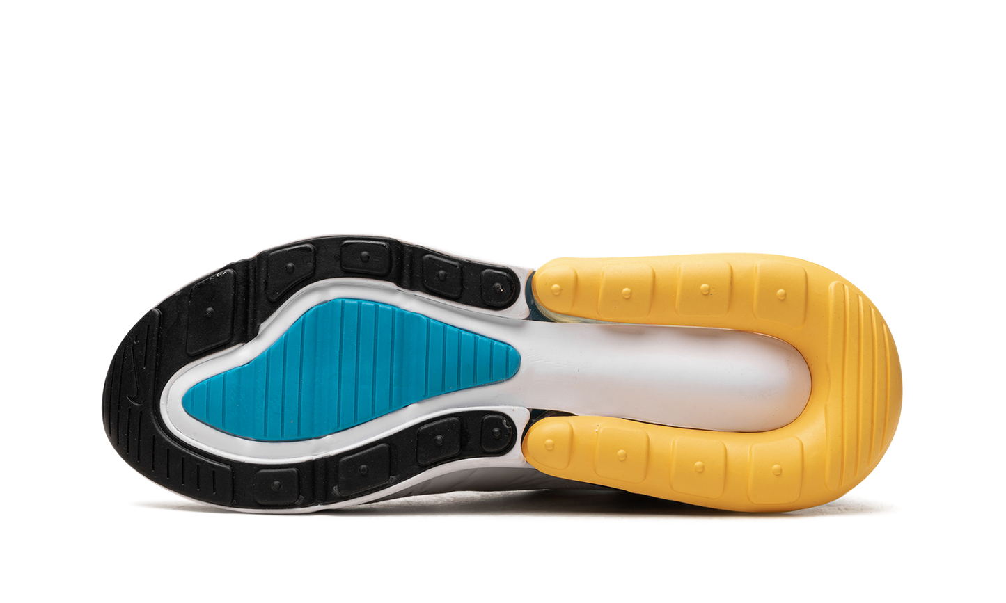 Nike Air Max 270 "White Industrial Blue Citron Pulse" FJ4000 100