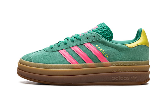 Adidas Gazelle Bold WMNS "Court Green Lucid Pink" JH9668