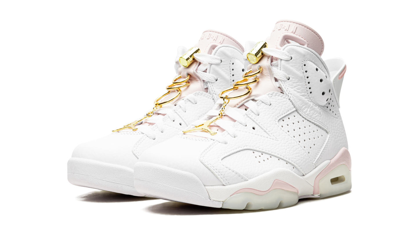 AIR JORDAN 6 WMNS Gold Hoops DH9696 100