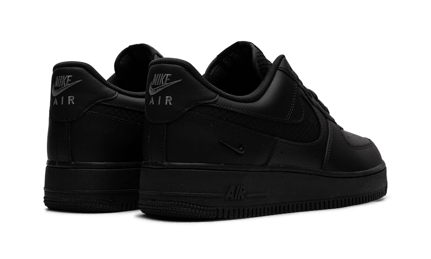 Nike Air Force 1 '07 LV8 "Triple Black Ripstop" IH4452 001