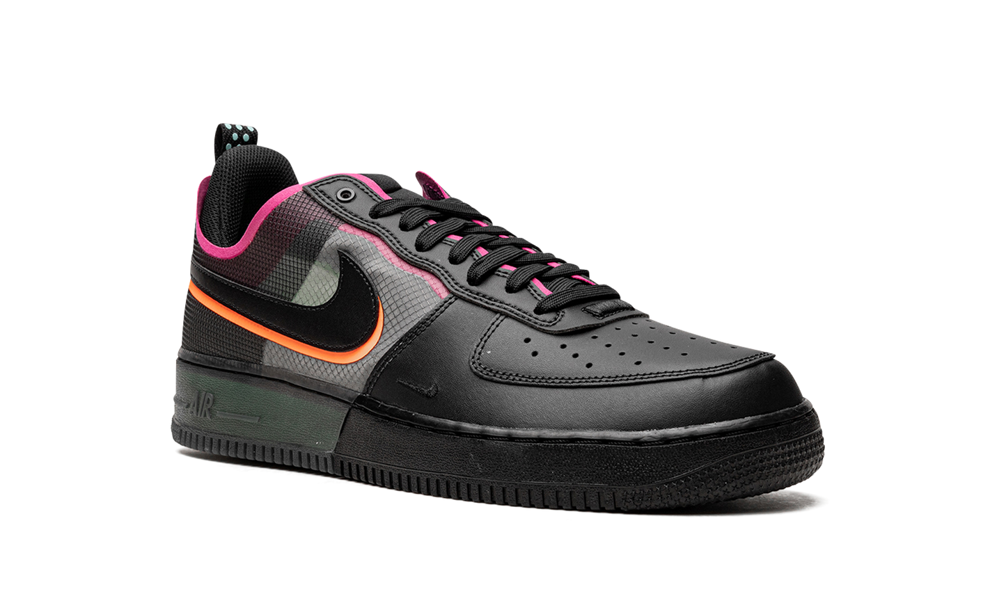 Nike Air Force 1 React "Black / Pink Prime" DH7615 001