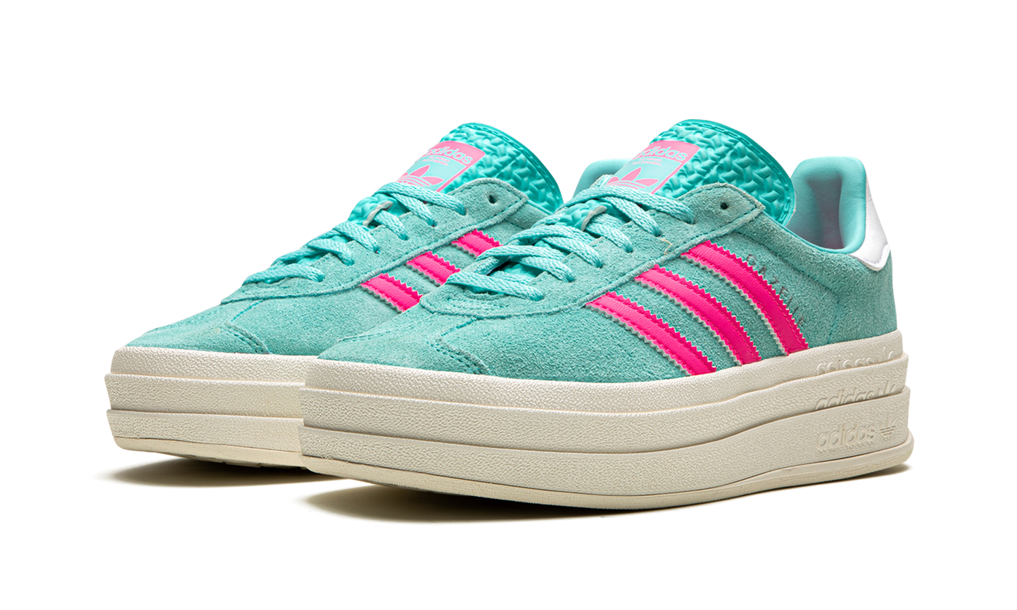 Adidas GAZELLE BOLD WMNS "Flash Aqua / Lucid Pink" ID7026
