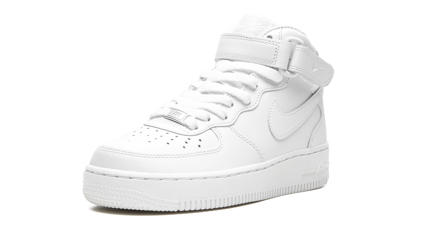 Nike AIR FORCE 1 '07 MID MNS WMNS Triple White DD9625 100