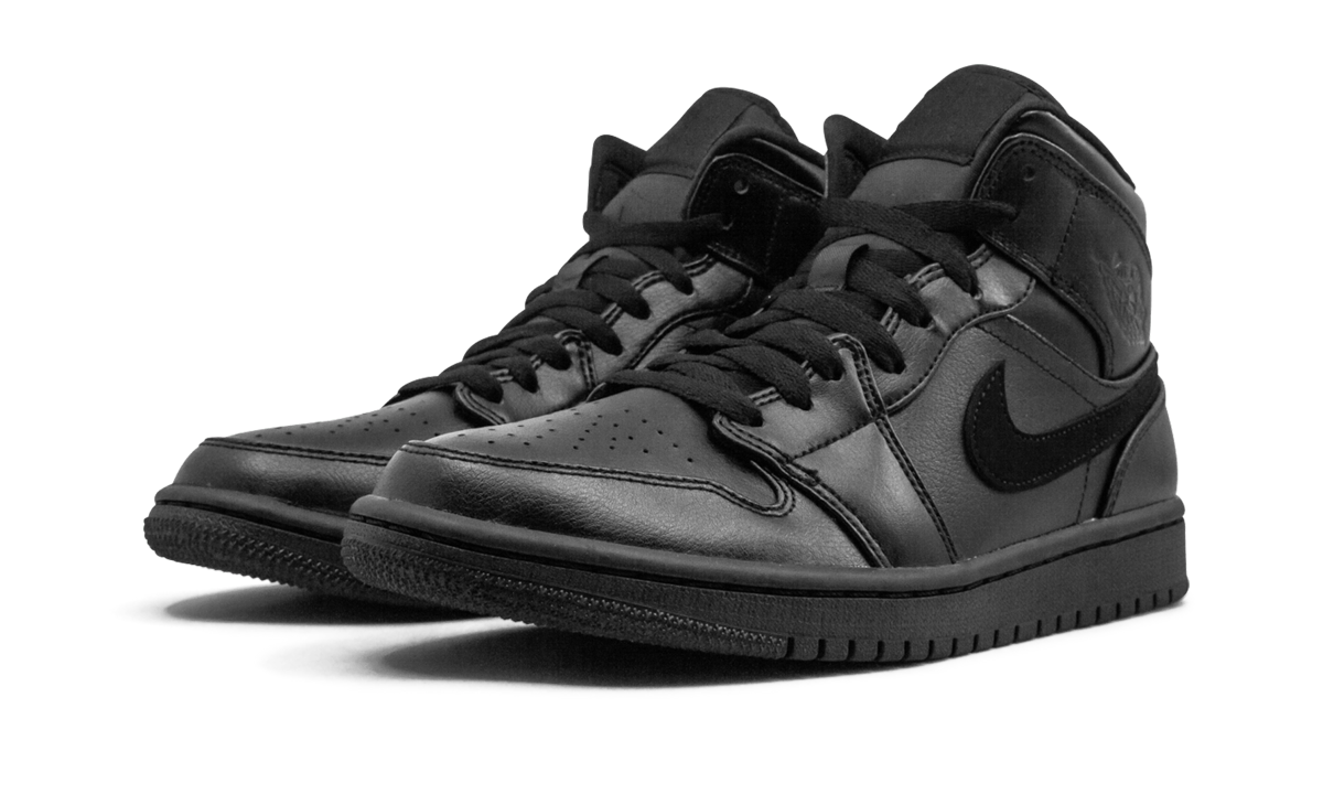 Air Jordan 1 Mid Triple black 554724 090