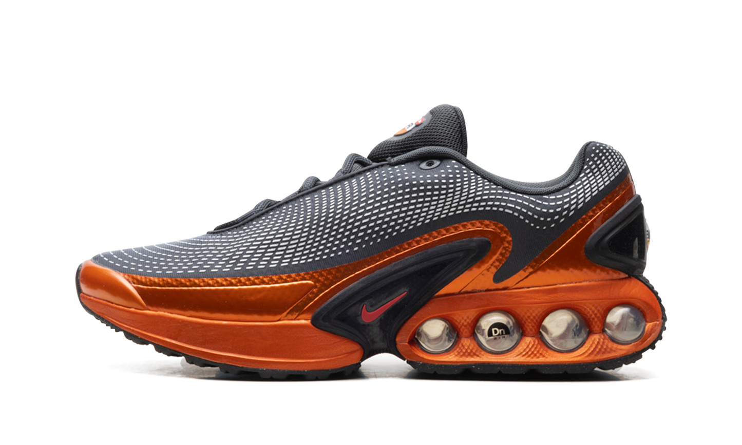 Nike AIR MAX DN QS "Dark Smoke Grey/Metallic Dark Grey/Salsa Red" HJ6695 001