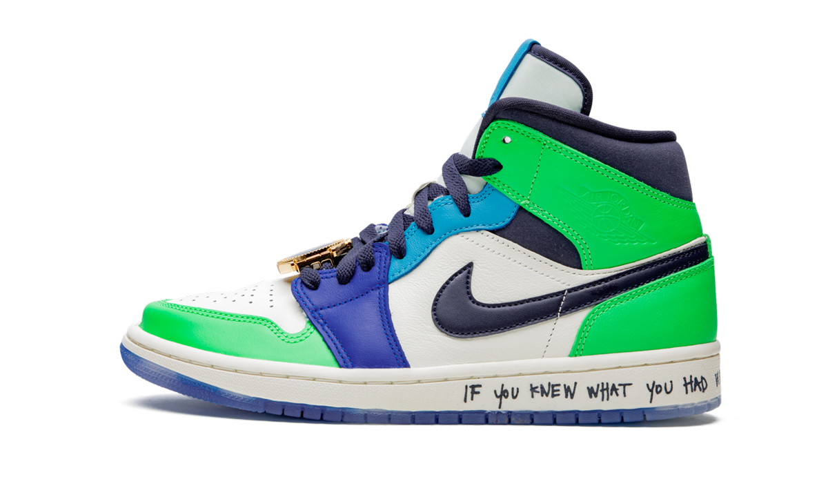 Air Jordan 1 Mid WMNS Melody Ehsani - Fearless CQ7629 100