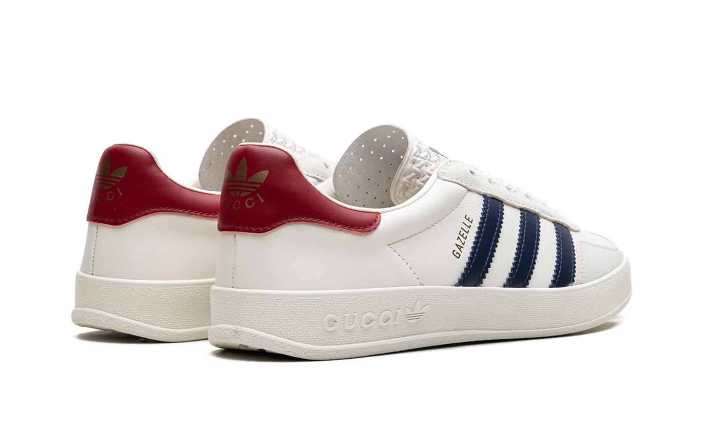 Adidas Gucci Gazelle "White/Red" 707847 UTT10 9060