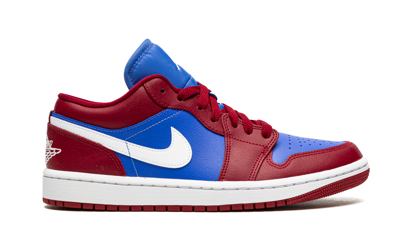 AIR JORDAN 1 LO WMNS Pomegranate / Medium Blue DC0774 604