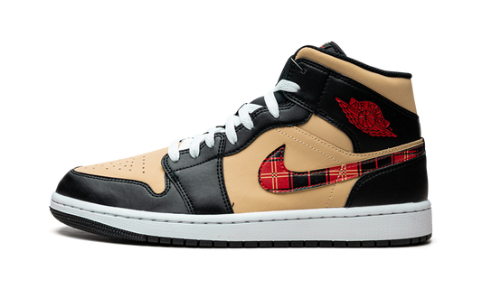 Air Jordan 1 Mid SE Tartan Swoosh DZ5329 001