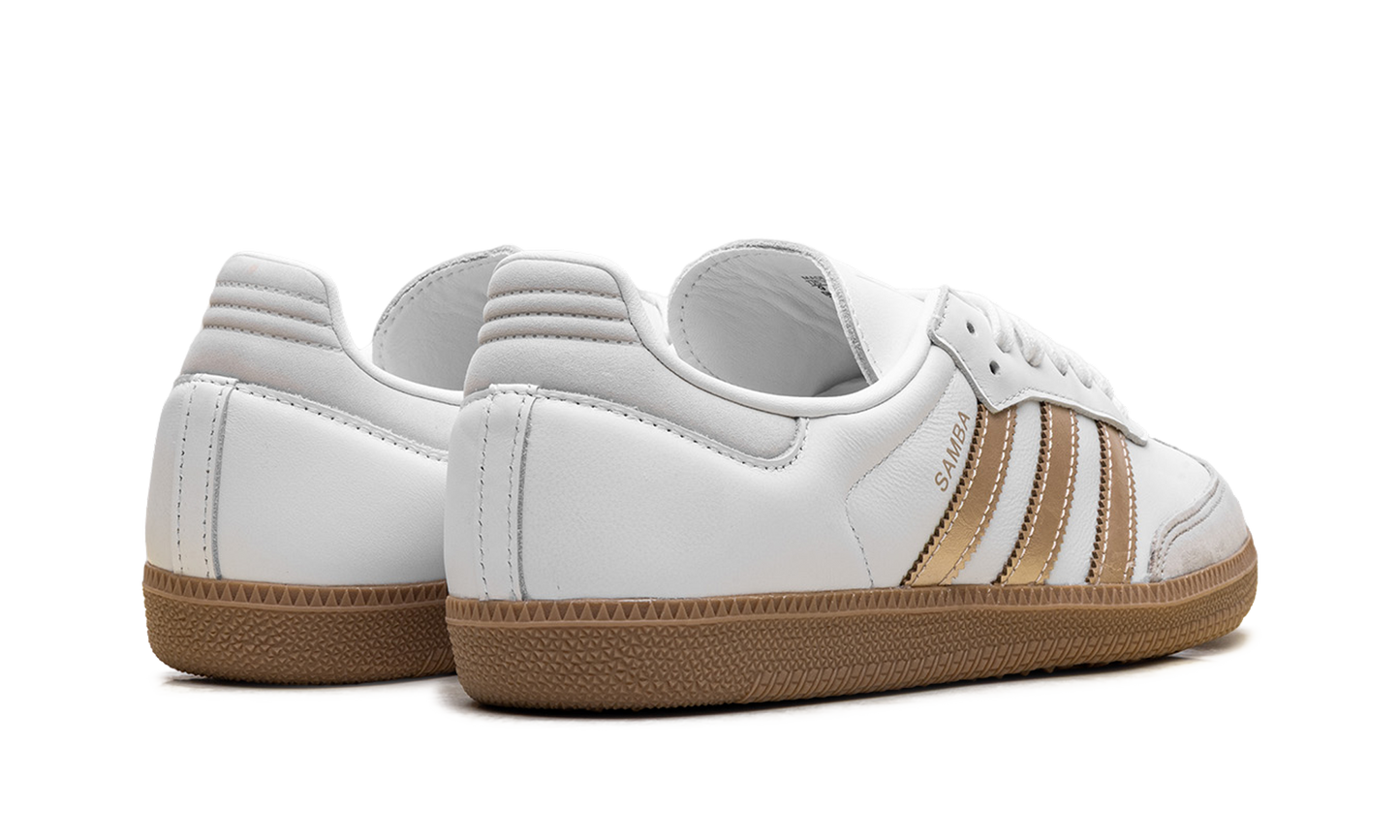 Adidas Samba OG WMNS "White Wonder Gold Metallic" IH9127