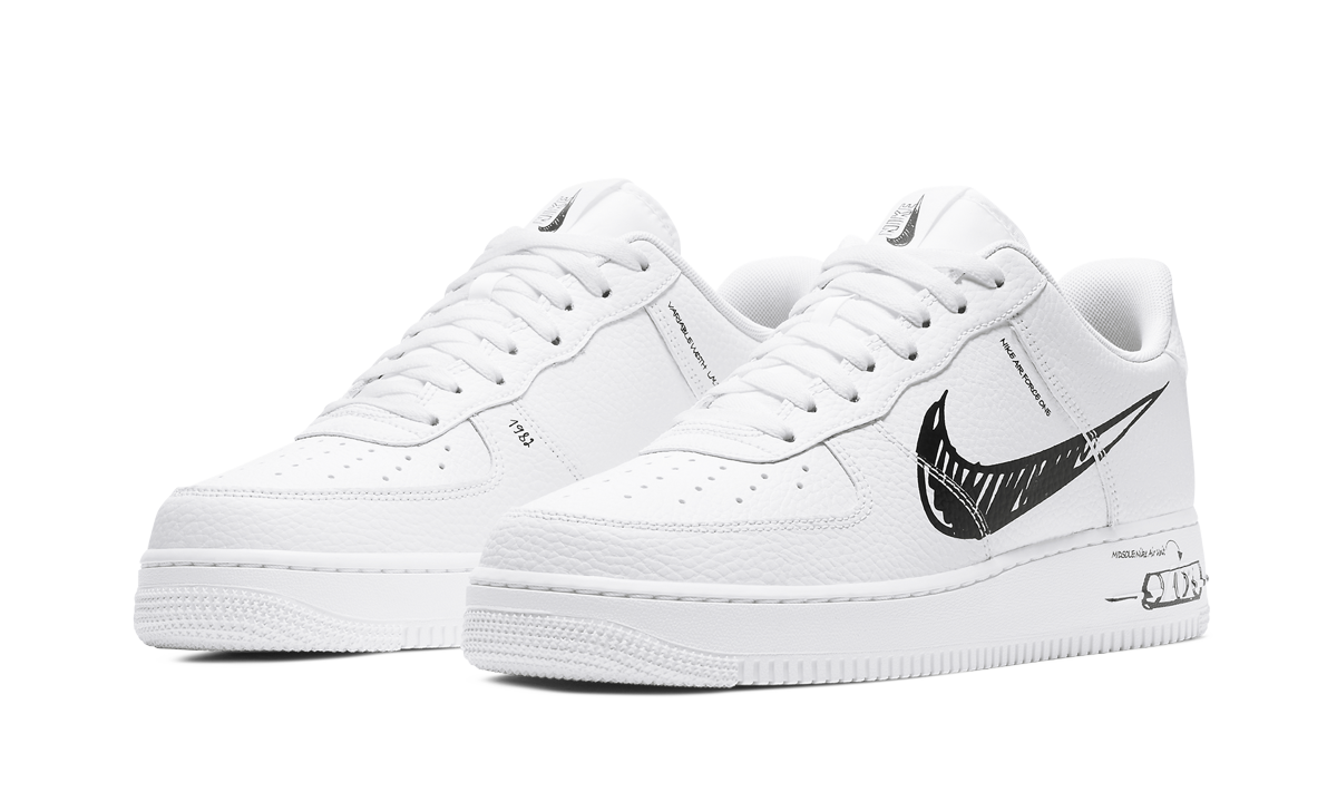 Nike Air Force 1 Low "Sketch Pack - Black" CW7581 101