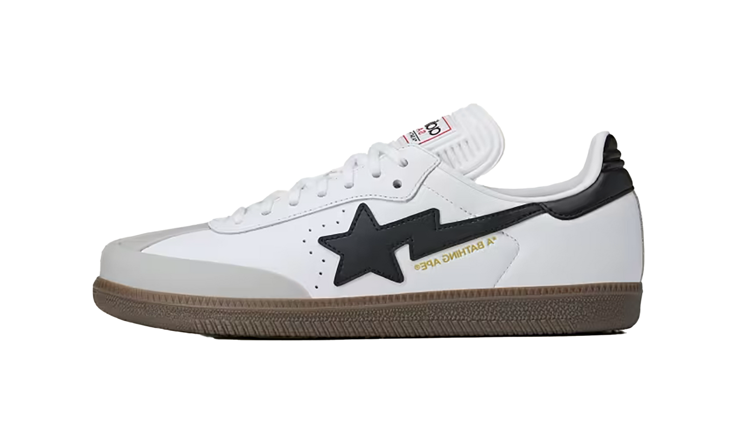 Adidas Samba "Bape - White Black" JR9245