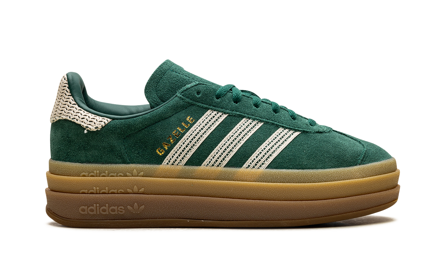 Adidas Gazelle Bold WMNS "Collegiate Green White Gold" JS3358