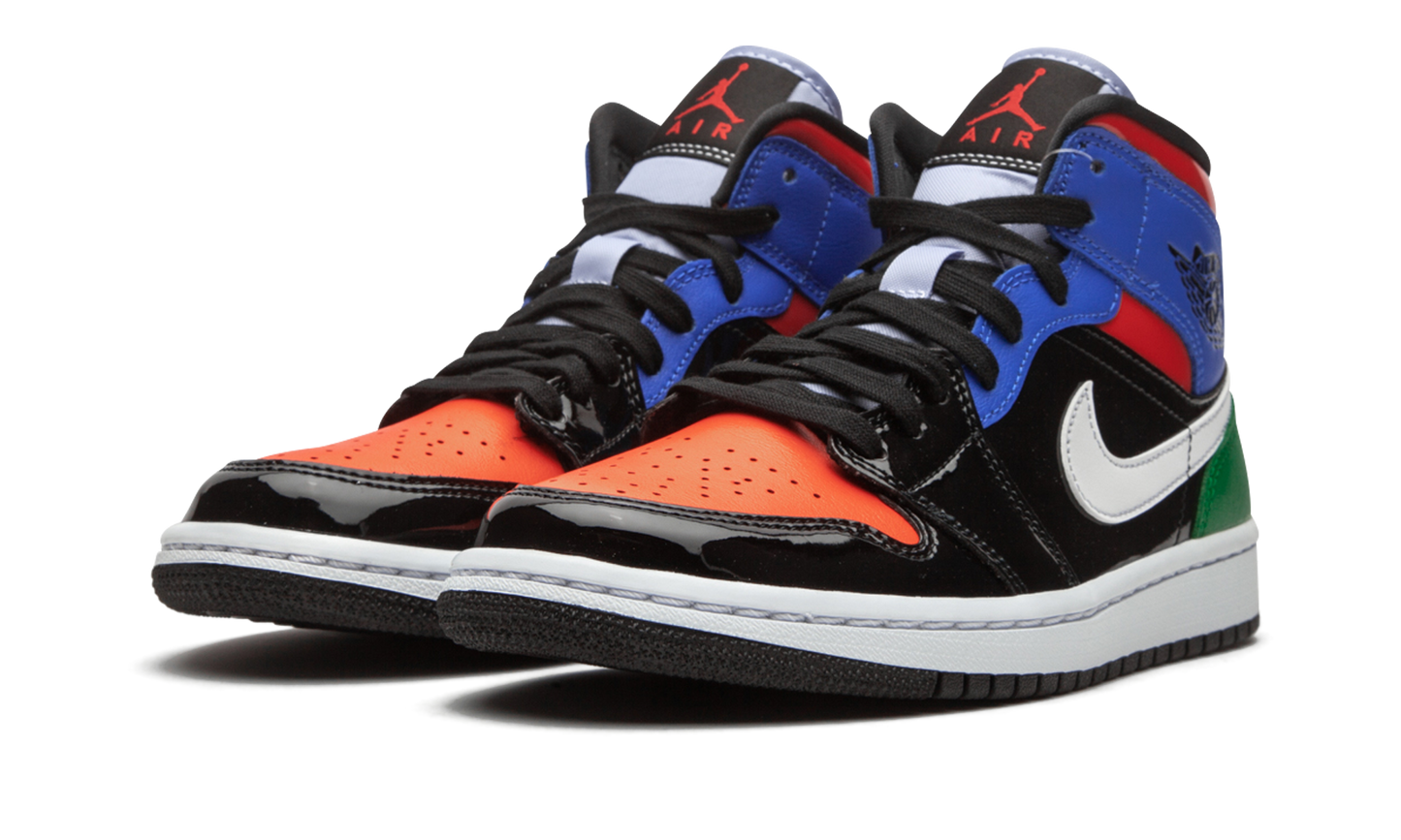 AIR JORDAN 1 MID SE WMNS Multicolor Patent CV5276 001