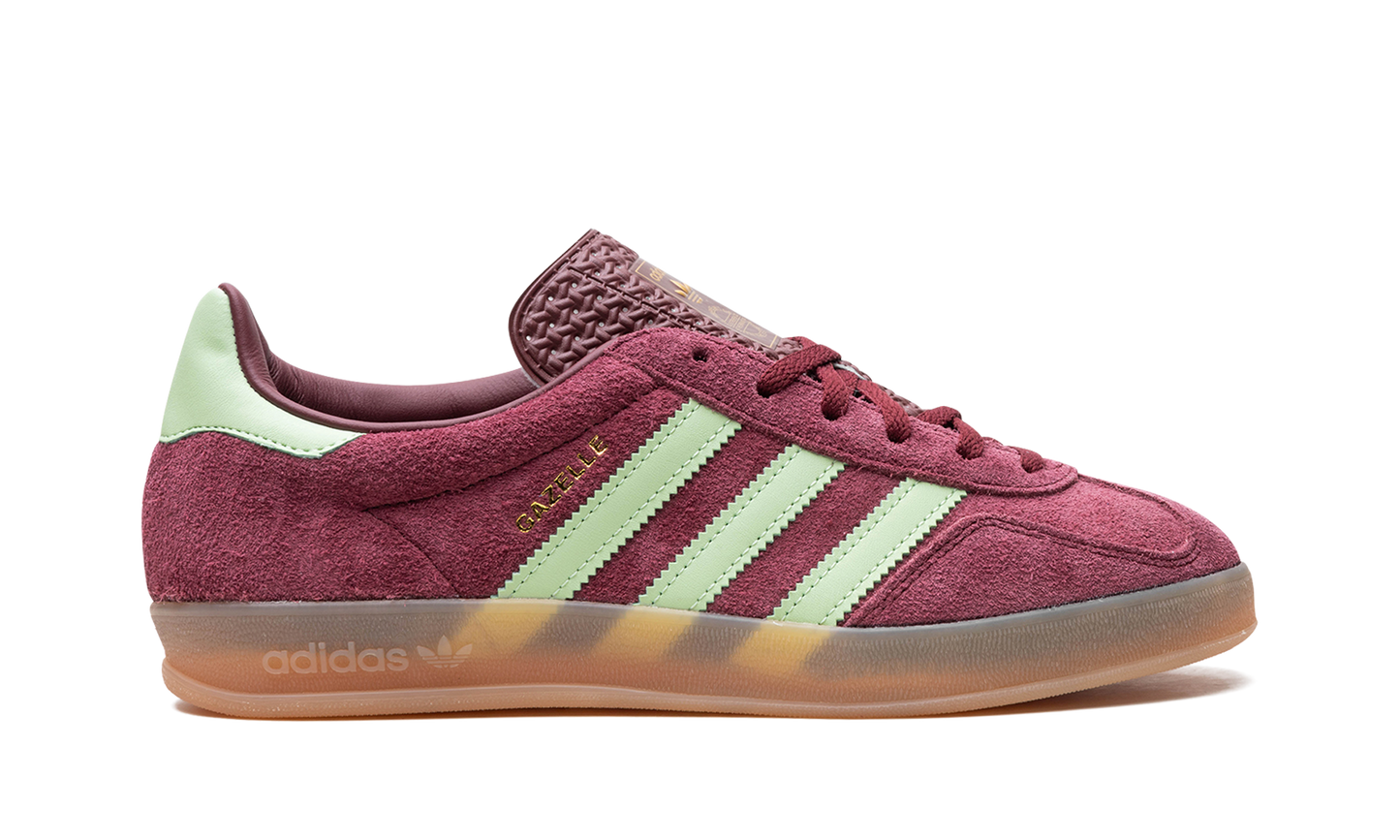 Adidas Gazelle Indoor "Shadow Red Semi Spark Green" IH7487