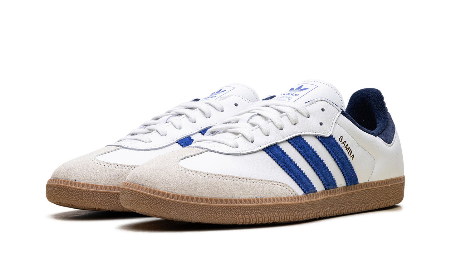 Adidas Samba OG "Core White Royal Blue" JH5632