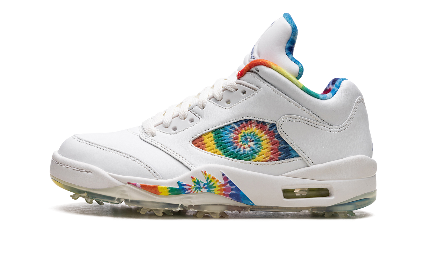 Air Jordan 5 Low Golf Peace, Love, and Golf CW4205 100