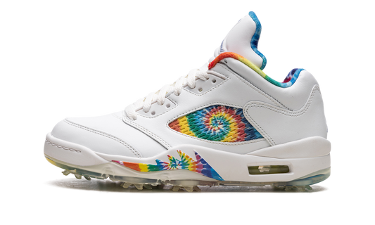 Air Jordan 5 Low Golf Peace, Love, and Golf CW4205 100