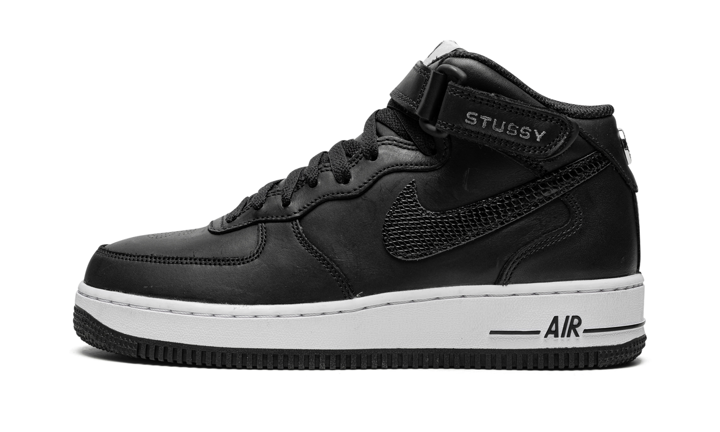Nike Air Force 1 Mid "Stussy - Black" DJ7840 001