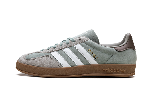 Adidas Gazelle Indoor "Silver Pebble Silver Green" JI3526