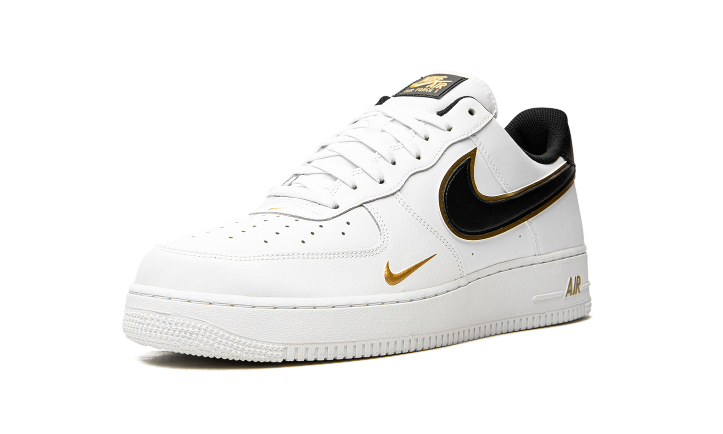 Nike Air Force 1 '07 LV8 "Double Swoosh - White / Black / Gold" DA8481 100
