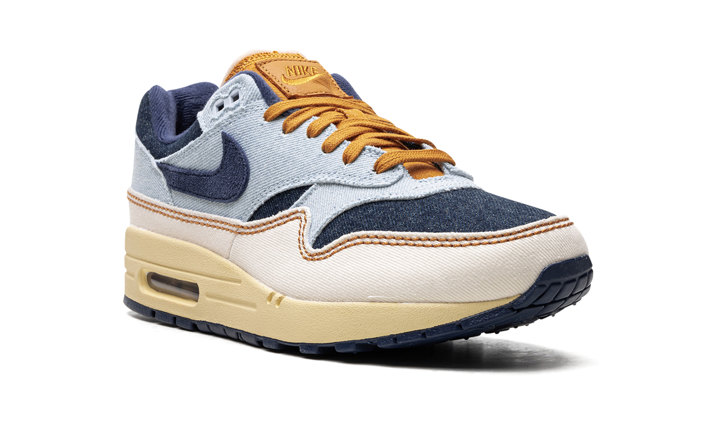 Nike AIR MAX 1 '87 WMNS "AURA / MIDNIGHT NAVY / PALE IVORY" FQ8900 440