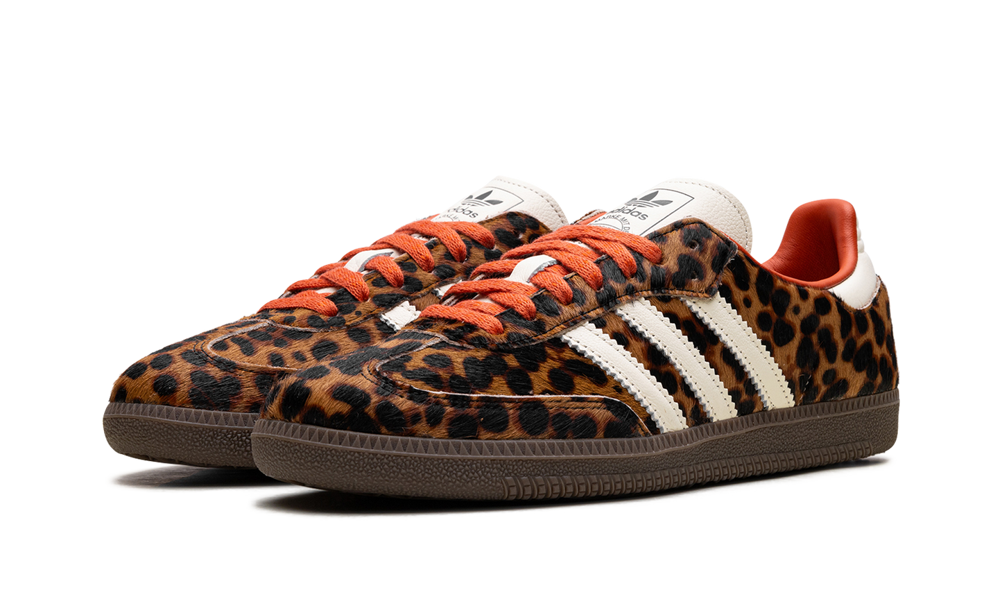 Adidas Samba OG WMNS "Leopard / Cream Orange" JI2734
