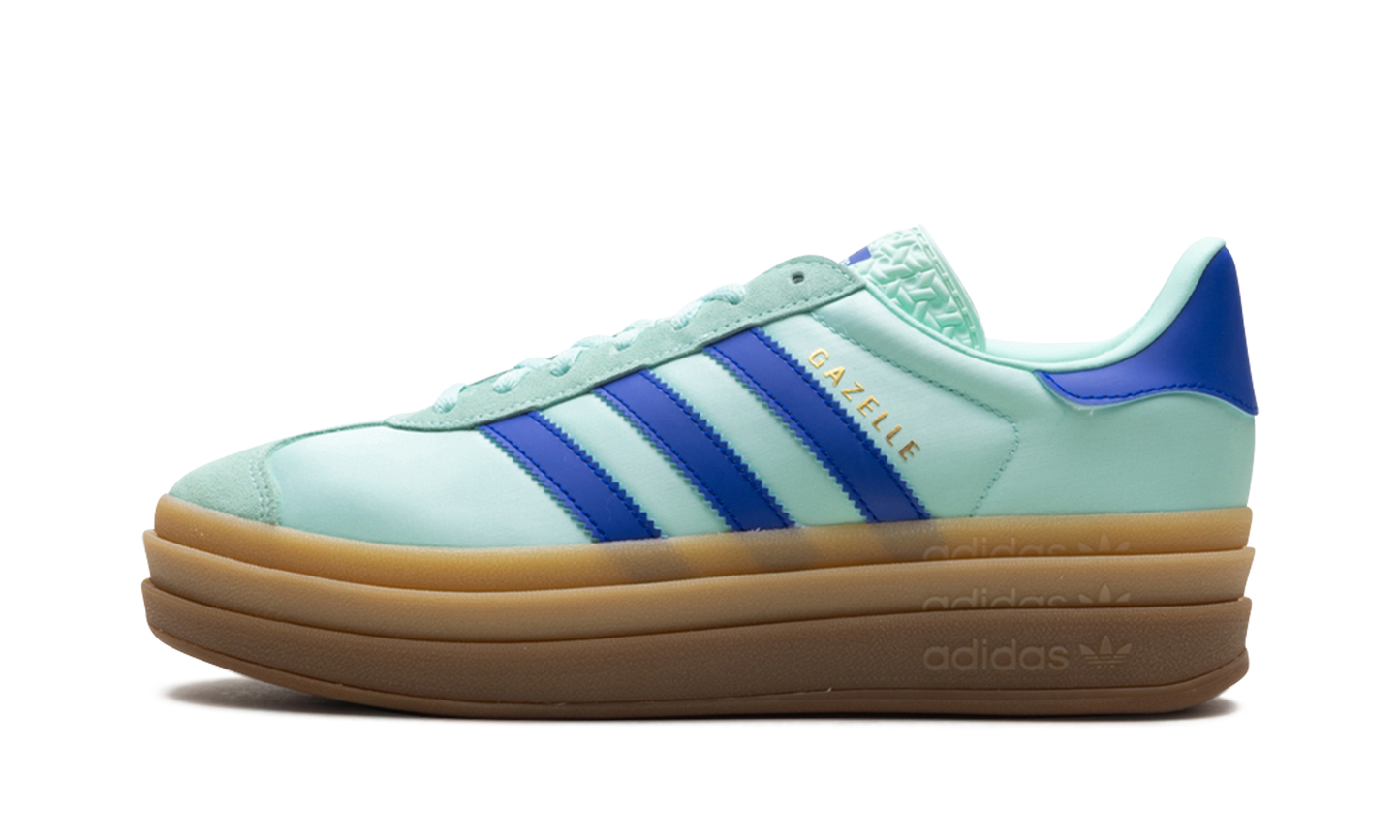 Adidas Gazelle Bold WMNS "Clear Mint Lucid Blue Gold Metallic" JI2702