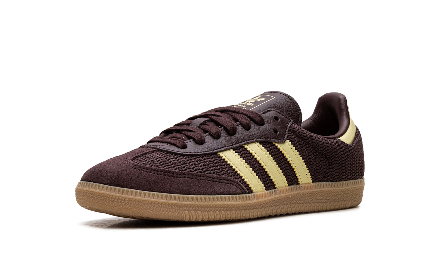 Adidas Samba OG WMNS "Shadow Brown Powder Yellow" JR8167