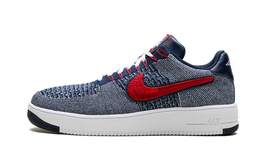 Nike Air Force 1 Ultra Flyknit Low "Patriots Robert Kraft Wolf Grey" FV4079 012