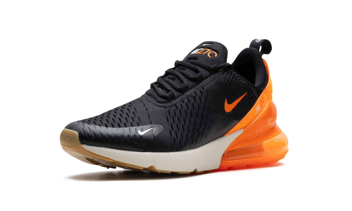Nike Air Max 270 "Black/Total Orange-Bright Crimson" AH8050 030