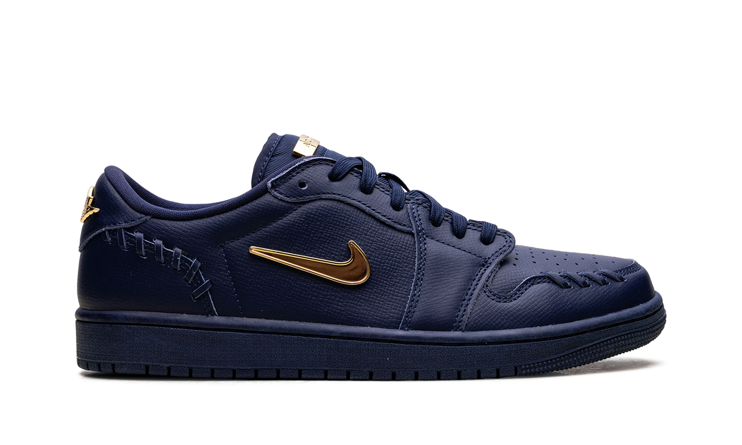 Jordan 1 Low WMNS Method of Make Midnight Navy Metallic Gold FN5032 400