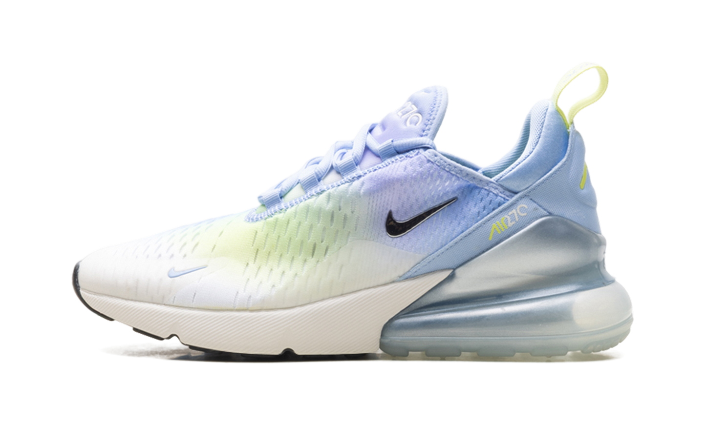 Nike Air Max 270 WMNS "Aluminum Hydrangeas Light Lemon Twist Metallic Silver" IB7937 468