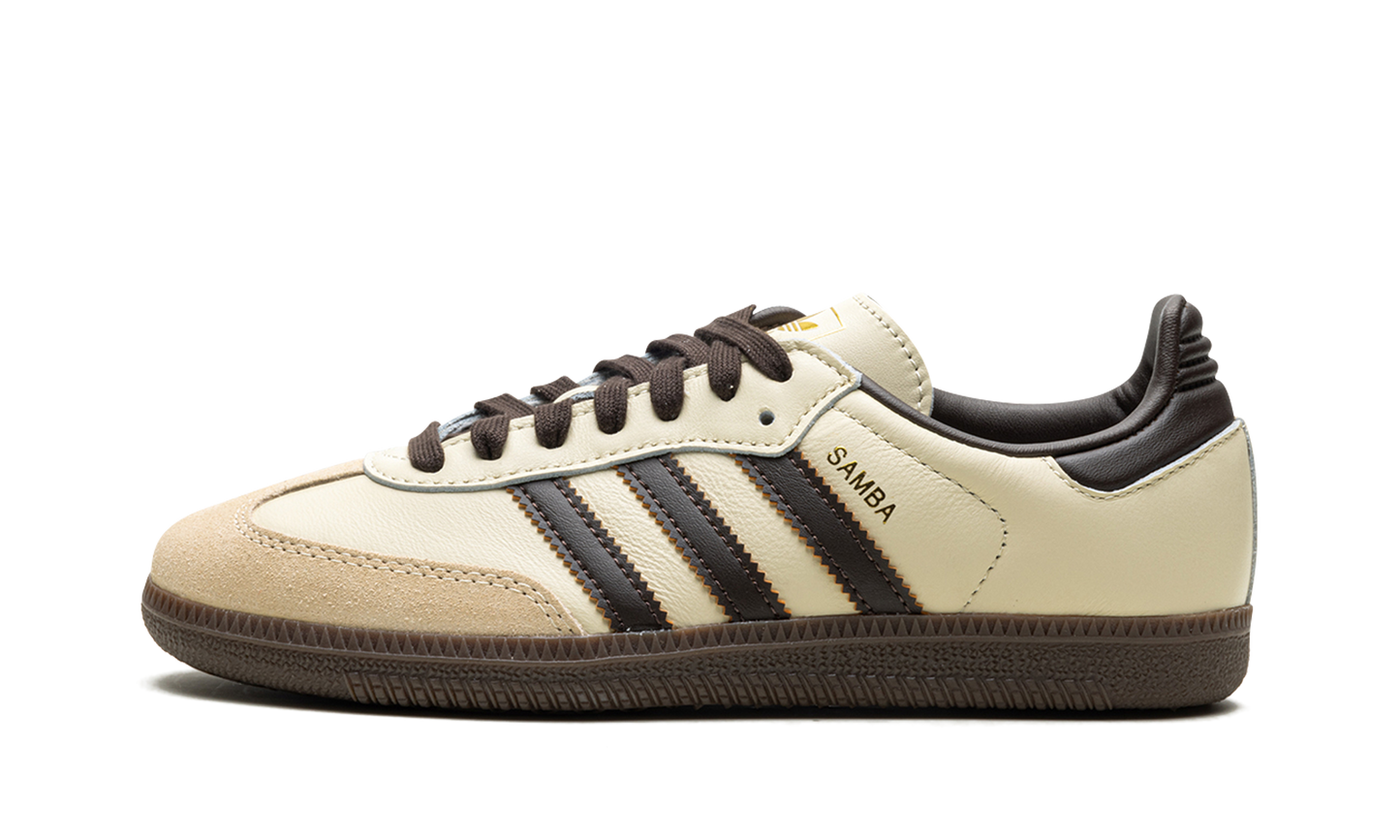 Adidas Samba OG "Cream White / Dark Brown" JR2660