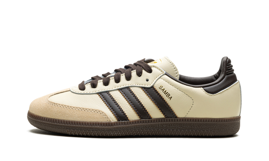 Adidas Samba OG "Cream White / Dark Brown" JR2660