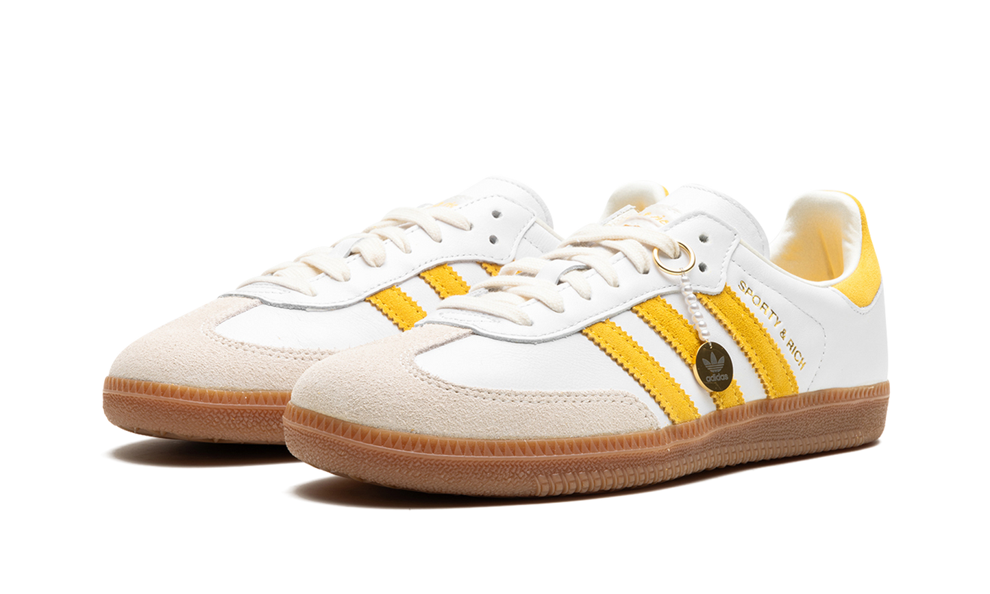Adidas Samba OG "SPORTY & RICH - White Bold Gold" IF5661