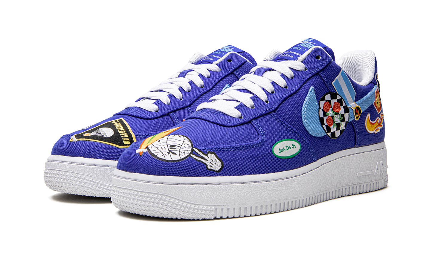 Nike AIR FORCE 1 LO '07 PRM MNS WMNS Los Angeles Patched Up DX2306 400