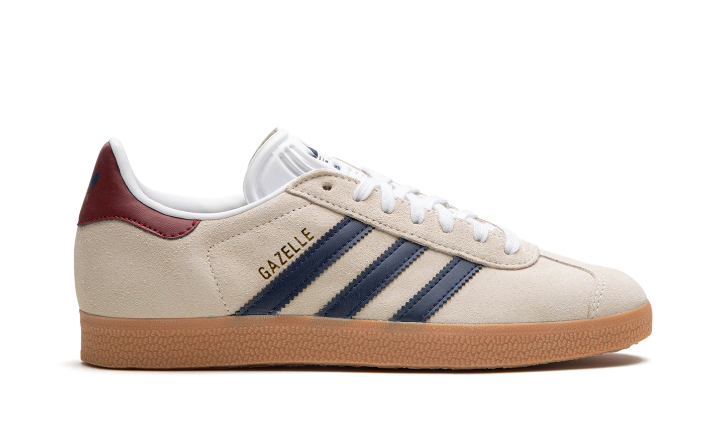 Adidas Gazelle "Off White / Dark Blue / Gum" IE0546