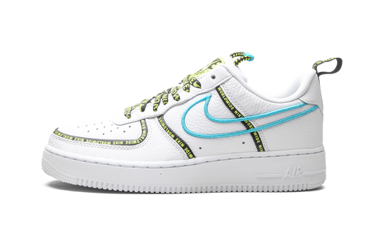 Nike Air Force 1 Low "Worldwide White Blue Fury Volt"