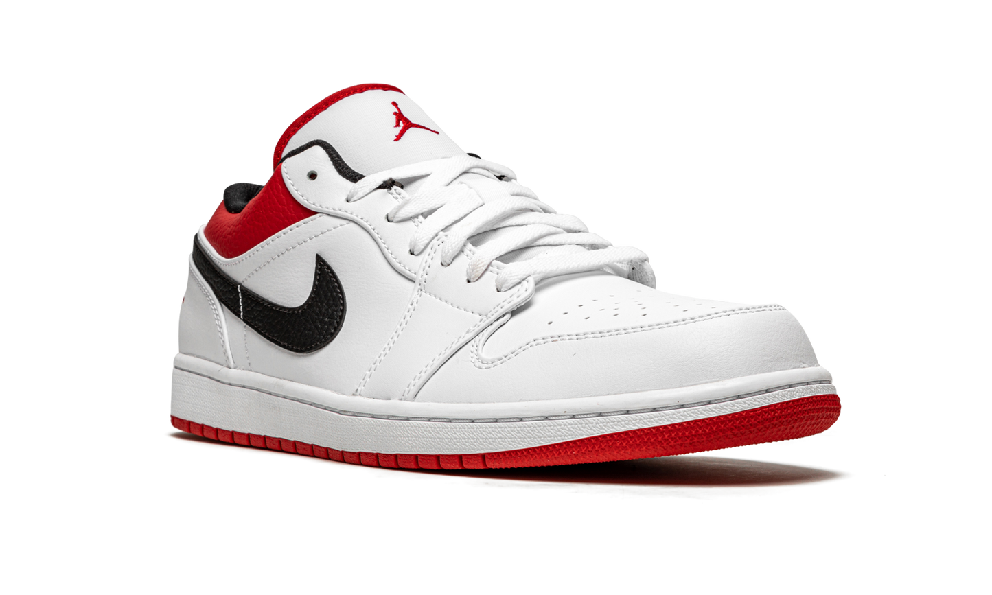 Air Jordan 1 Low White University Red 553558 118