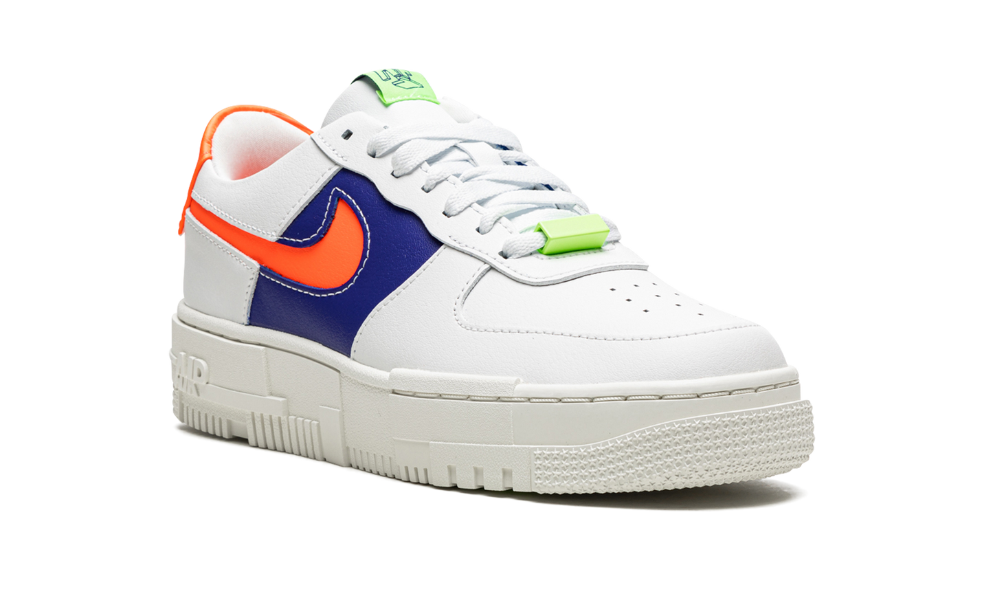 Nike AIR FORCE 1 LO PIXEL MNS WMNS White Concord Crimson DM8340 100