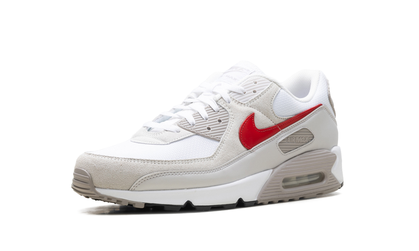Nike Air Max 90 "White College Grey Vast Grey University Red" DM0029 113